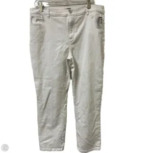 Jeans Skinny By Ann Taylor In White. Size: 14