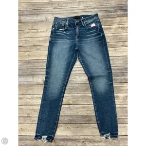 Jeans Skinny By Buckle Black In Blue Denim. Size: 10
