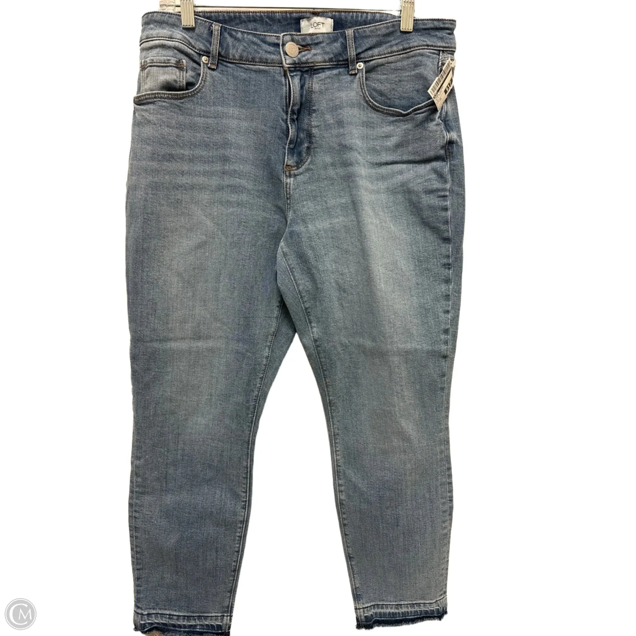 Jeans Skinny By Loft In Blue Denim. Size: 10