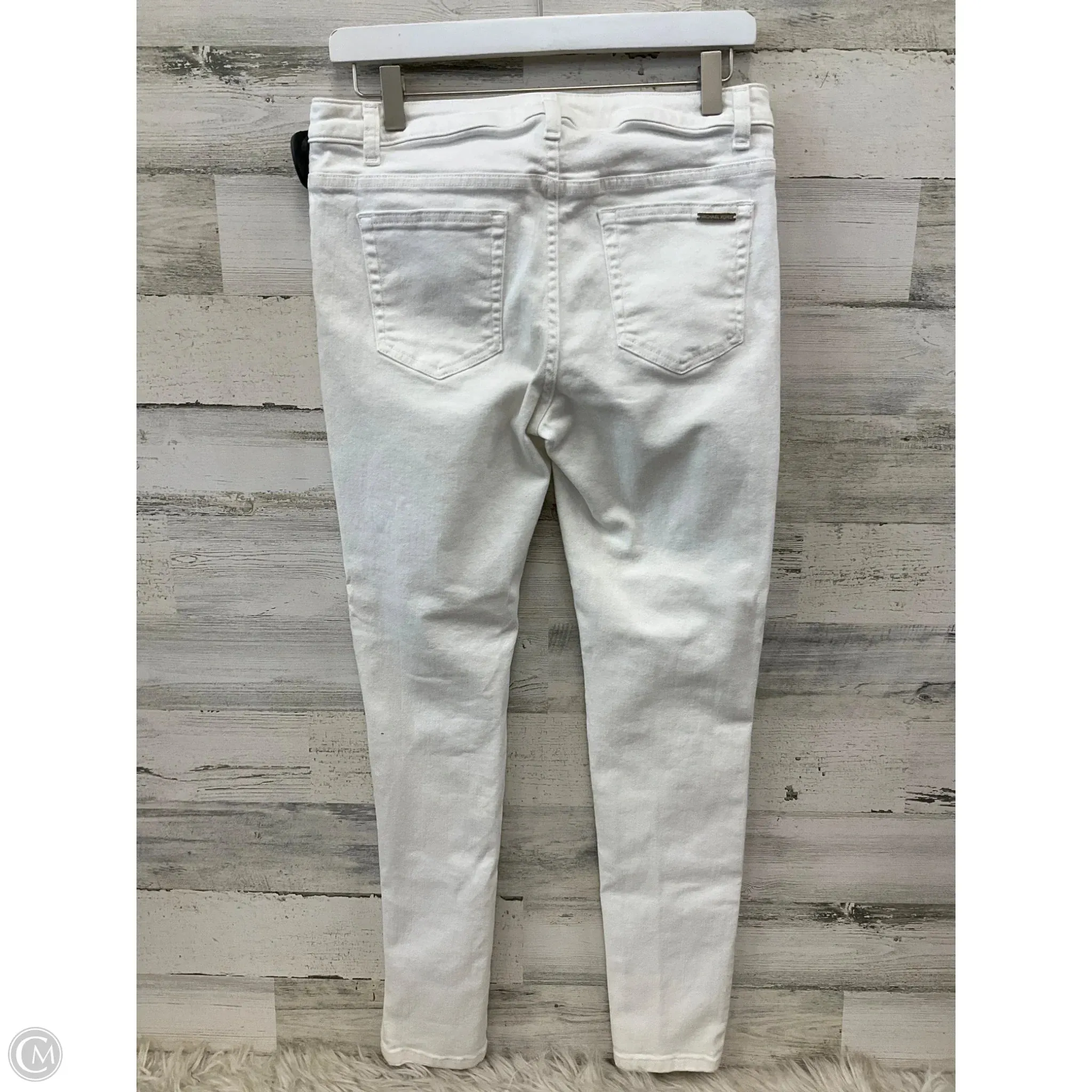 Jeans Skinny By Michael By Michael Kors In White Denim. Size: 6