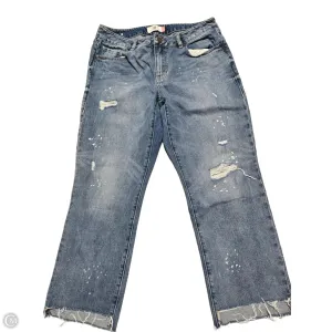 Jeans Straight By Cabi In Blue Denim. Size: 10