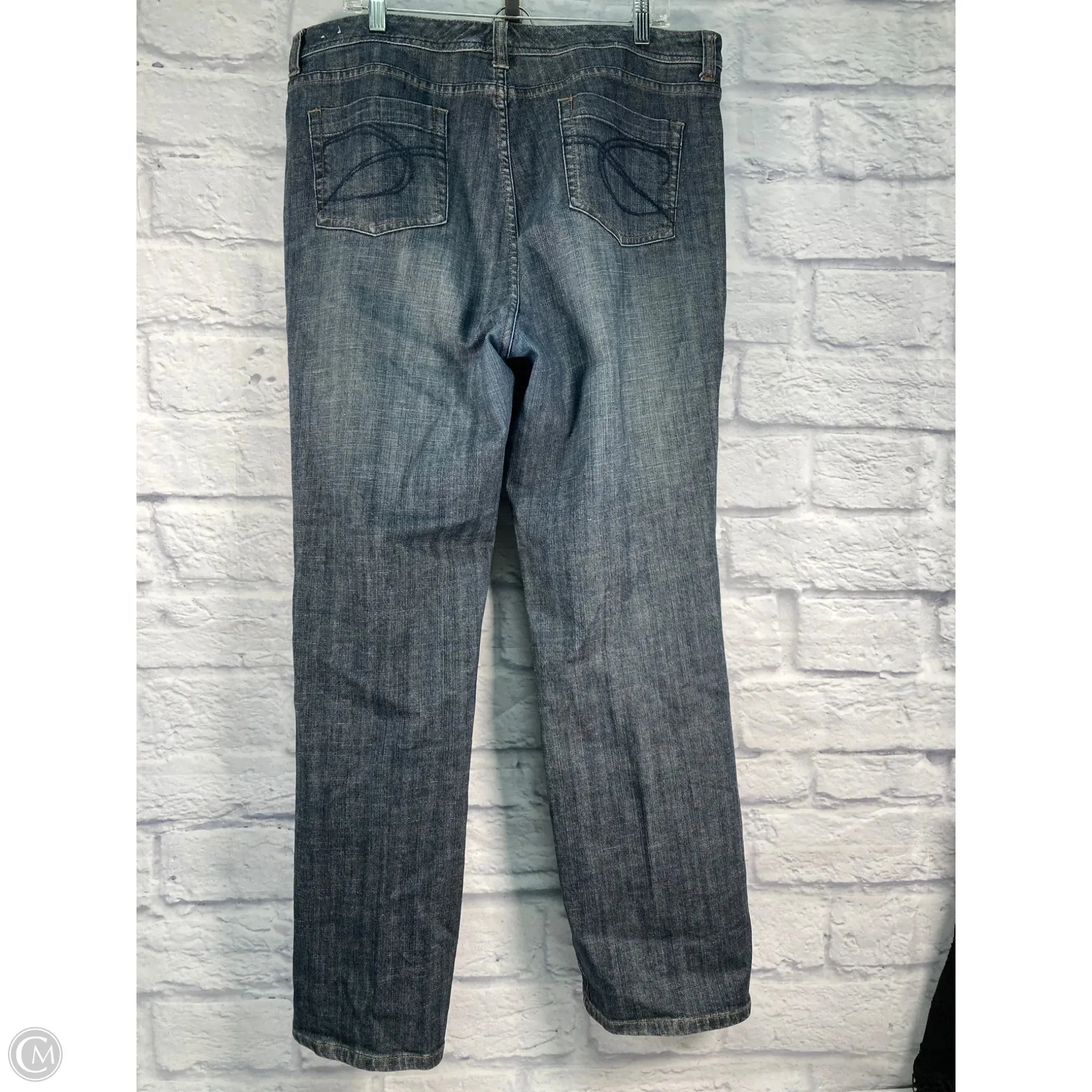 Jeans Straight By Chicos In Blue. Size: 18