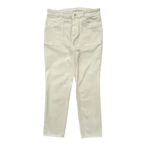 Jeans Straight By Clothes Mentor In Cream. Size:8