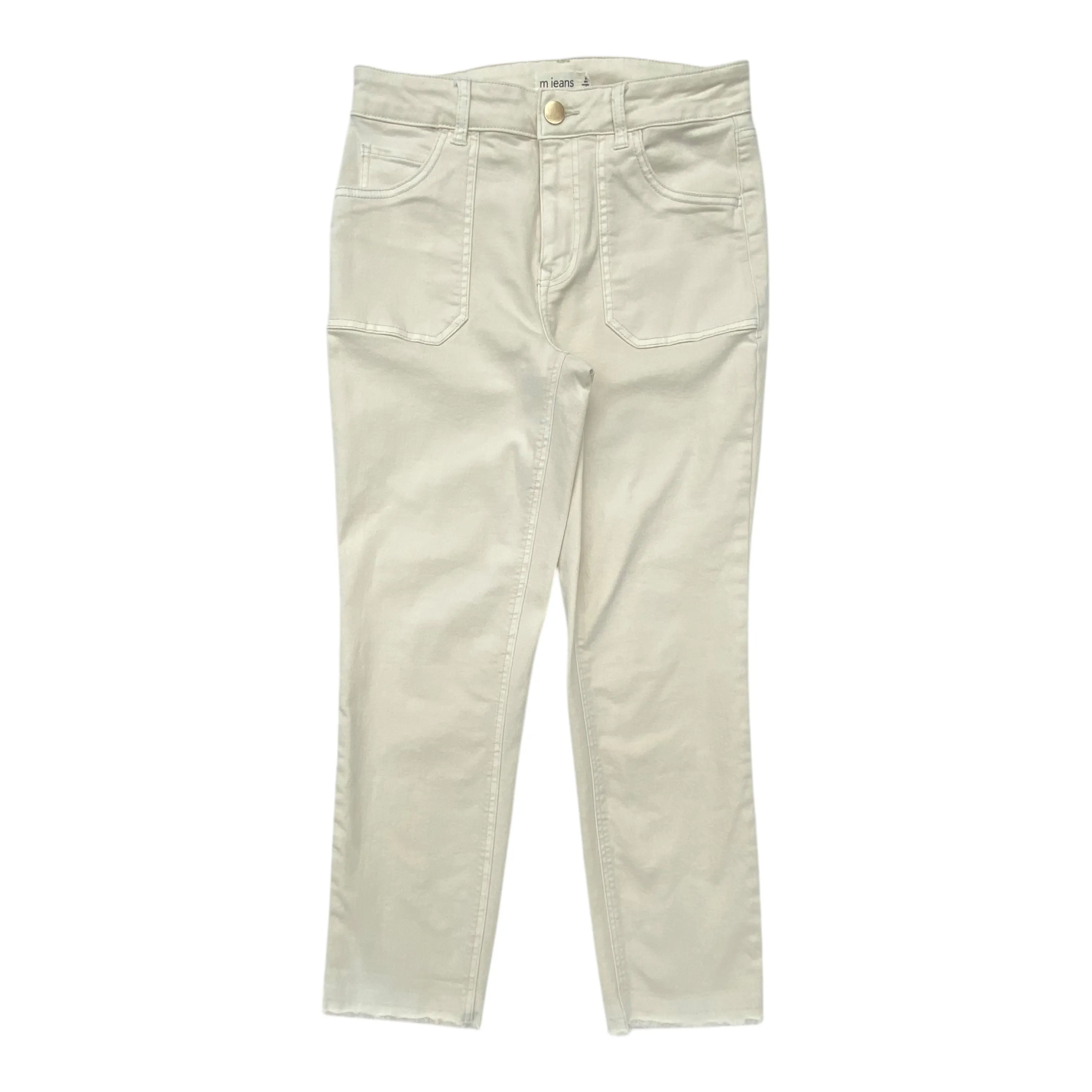 Jeans Straight By Clothes Mentor In Cream. Size:8