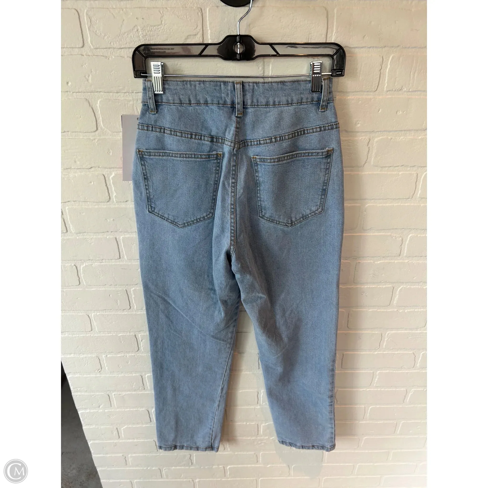Jeans Straight By Cotton On In Blue Denim. Size: 4
