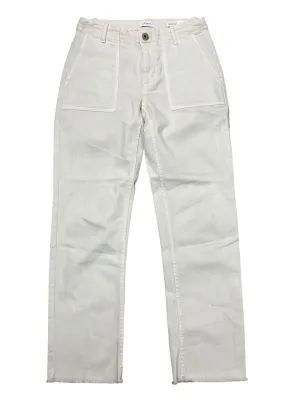 Jeans Straight By J. Jill In Cream Denim. Size:2