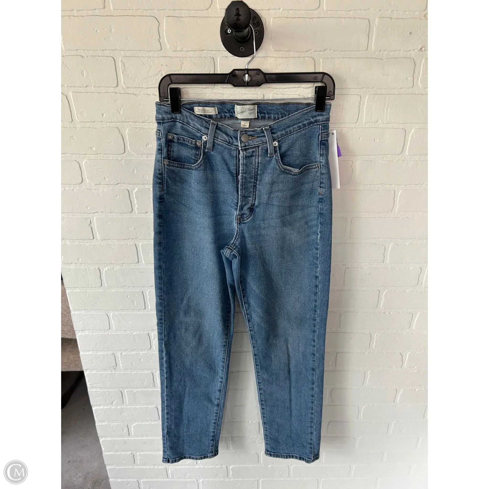 Jeans Straight By Universal Thread In Blue Denim. Size: 8