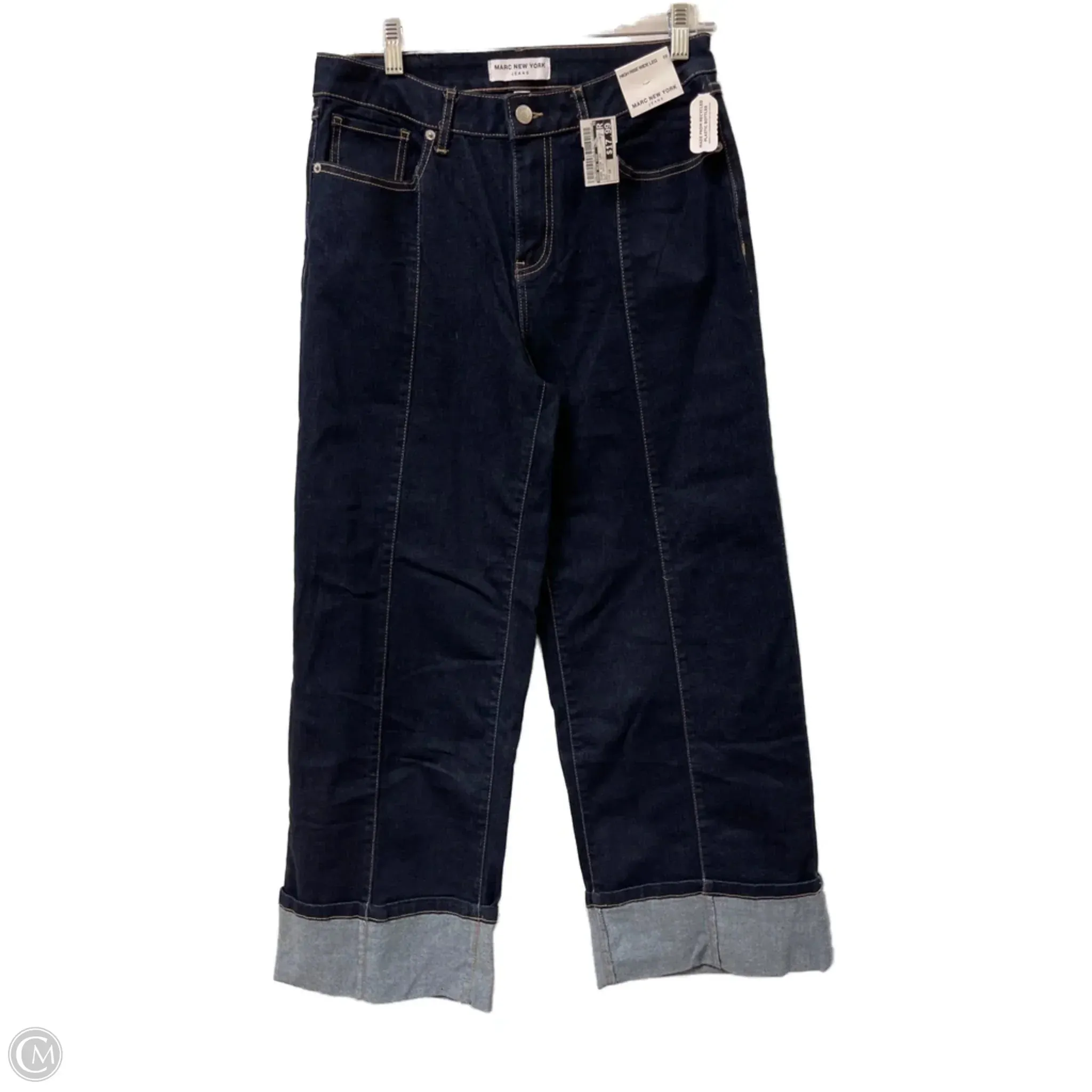 Jeans Wide Leg By Marc New York In Blue Denim. Size: 10