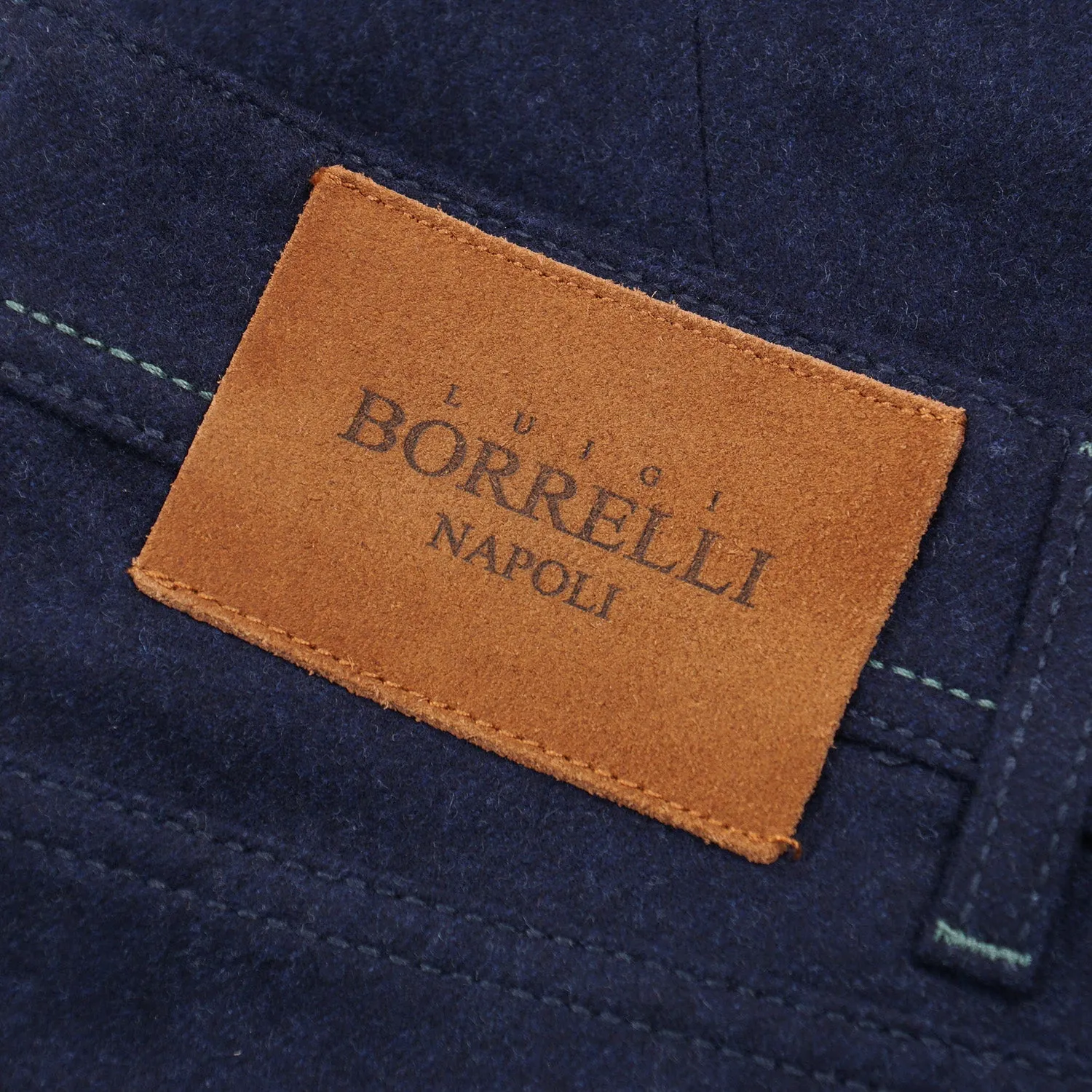 Luigi Borrelli Wool 5-Pocket Pants