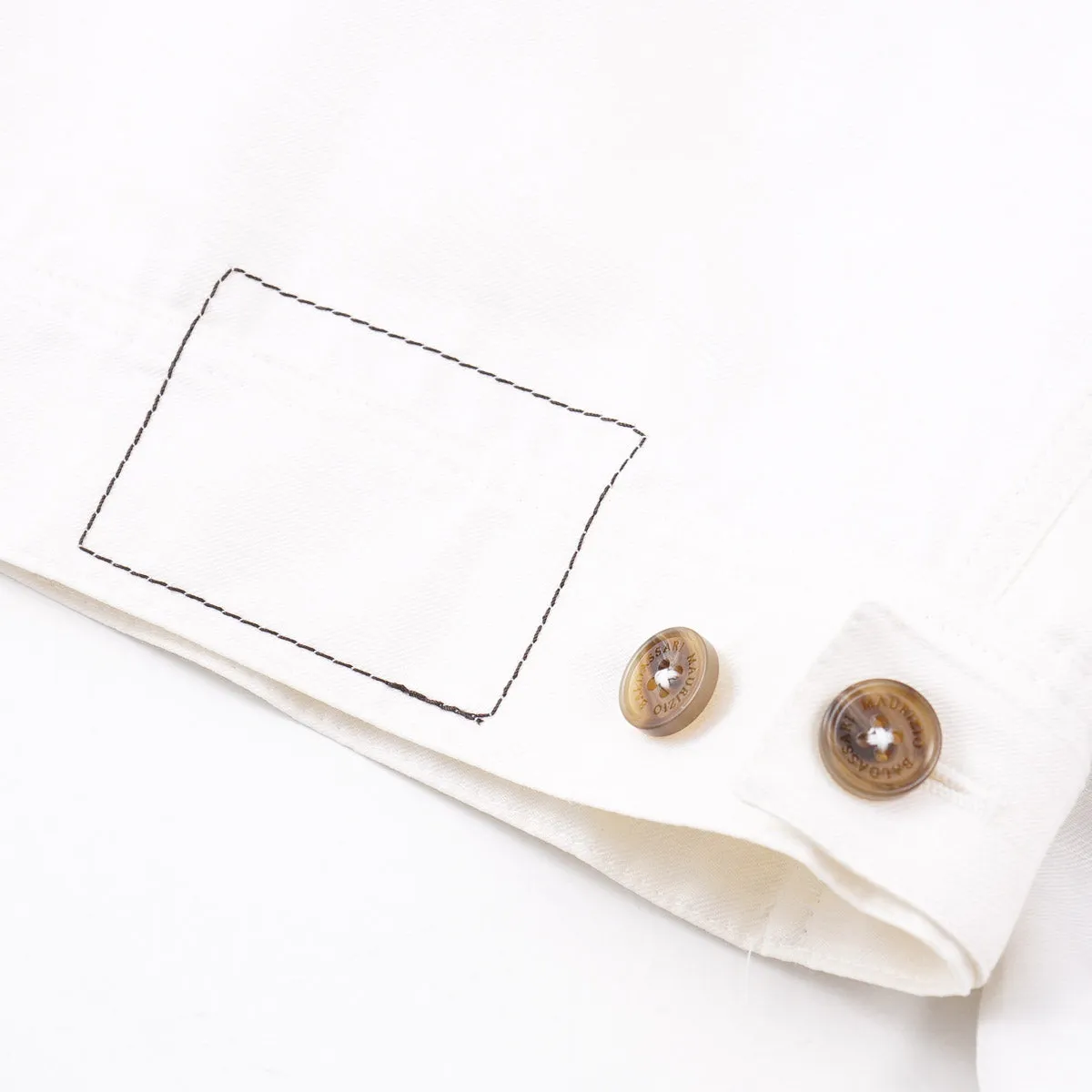 Maurizio Baldassari Wool-Linen Trucker Jacket