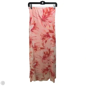 Mesh Skirt Maxi By See You Monday In Orange. Size: M