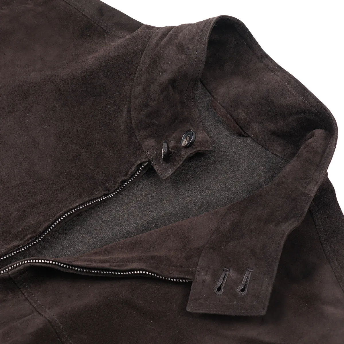 Rifugio Wool-Lined Suede Bomber Jacket