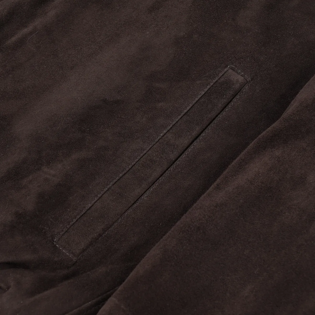 Rifugio Wool-Lined Suede Bomber Jacket