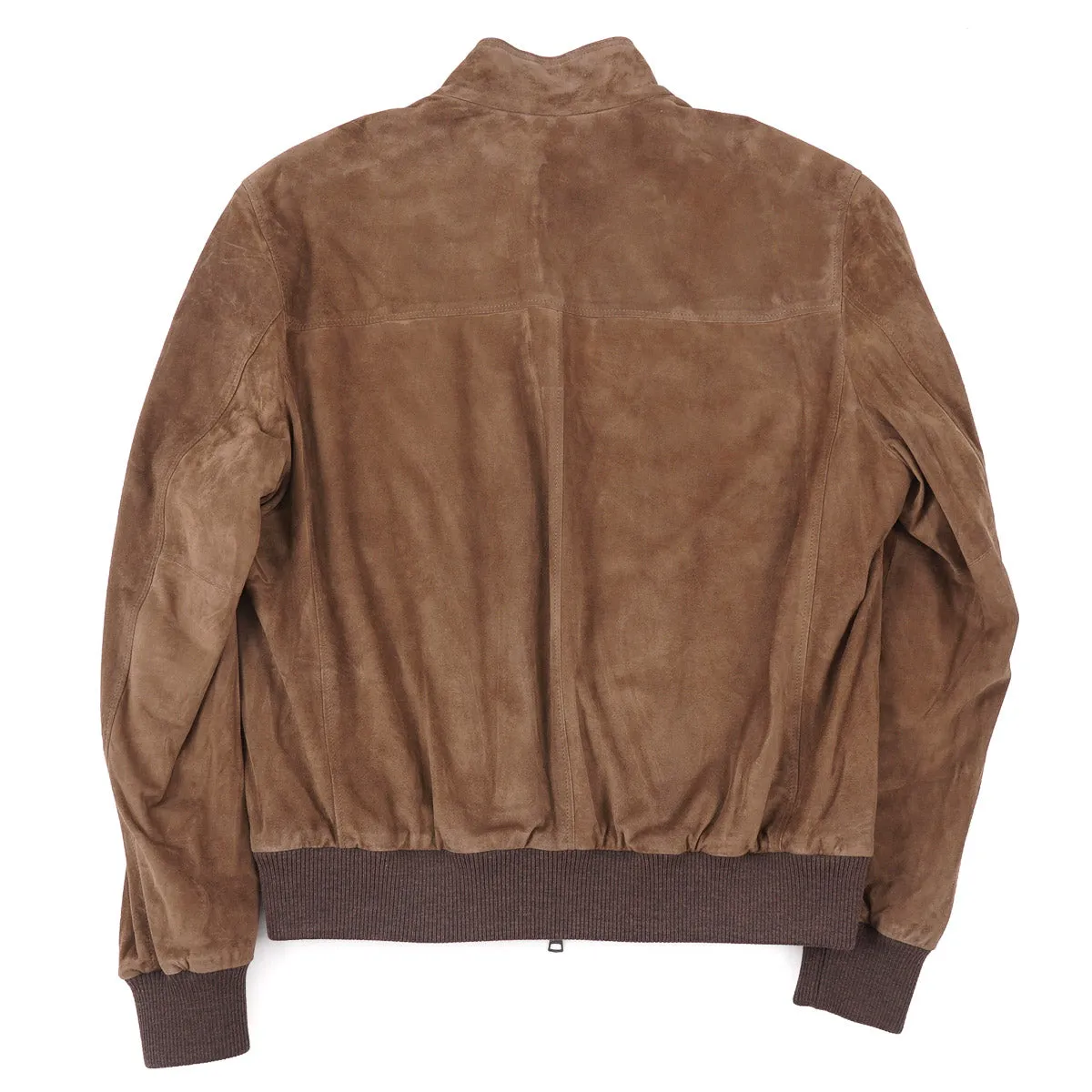 Rifugio Wool-Lined Suede Bomber Jacket