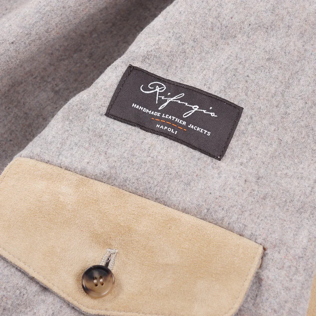 Rifugio Wool-Lined Suede Bomber Jacket
