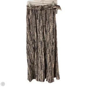 Skirt Maxi By Nine West In Black & Cream. Size: 2