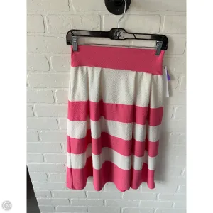 Skirt Mini & Short By Clothes Mentor In Pink & White. Size: 4