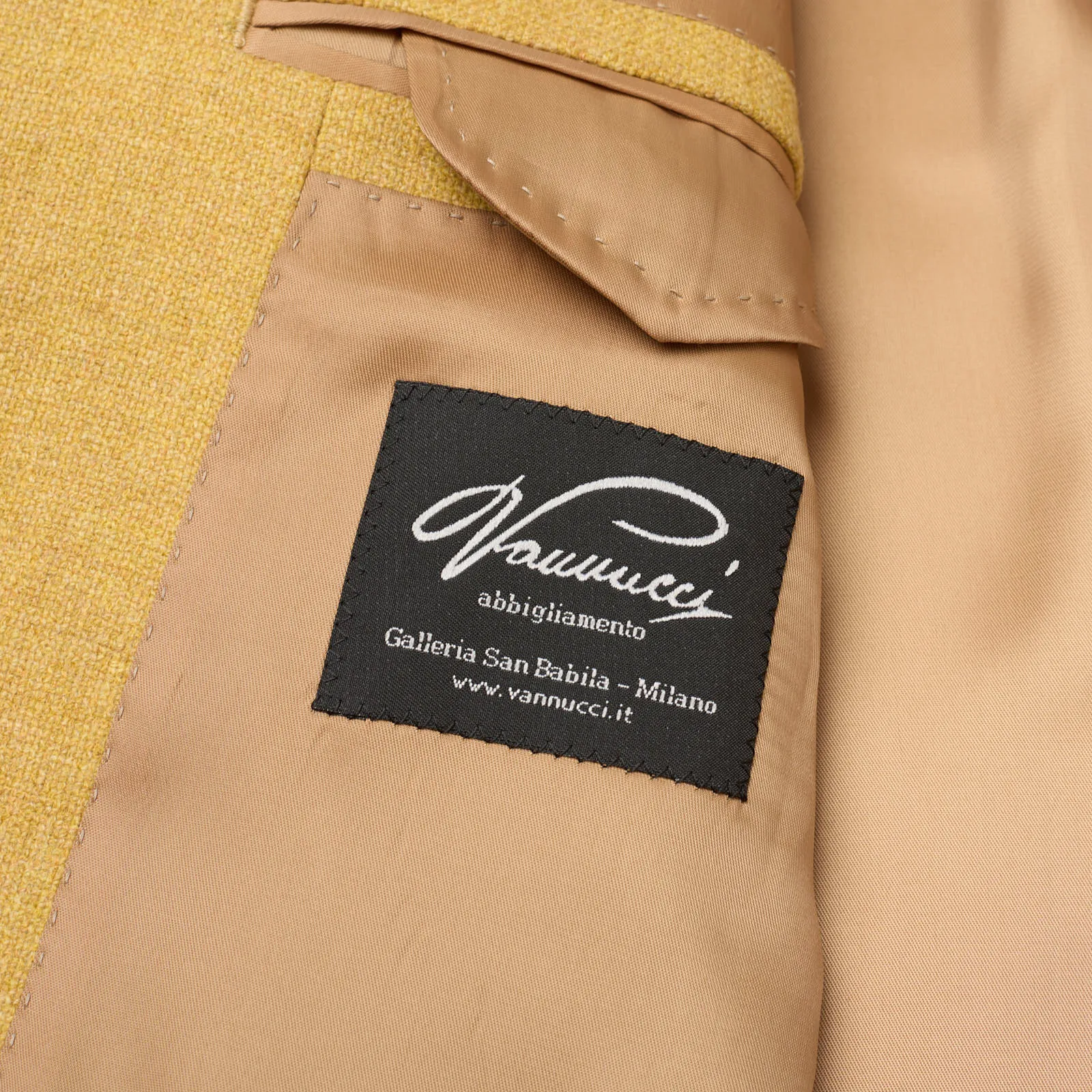 VANNUCCI Milano Virgin Wool-Cashmere Flannel Jacket EU 50 NEW US 40